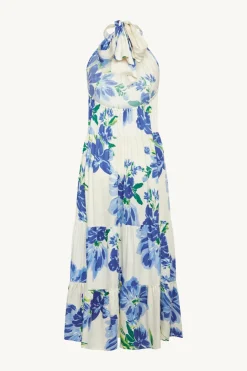 Claire Naisten Mekko, DUNIA DRESS Sininen Kuosi