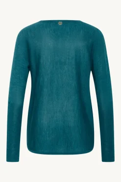 Claire naisten neule, PIPPA Petroolinsininen