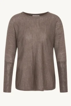 Claire naisten neule, PIPPA Ruskeanharmaa