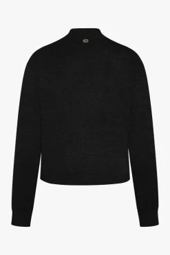 Claire naisten neuletakki Celine Cardigan Lurex, musta