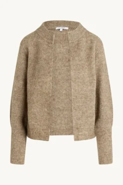 Claire Naisten Neuletakki CHELSEA Vaalea Beige