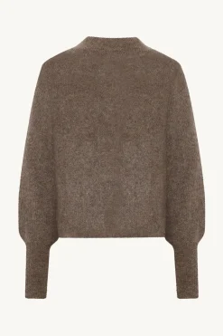 Claire Naisten Neuletakki CHELSEA Ruskeanharmaa