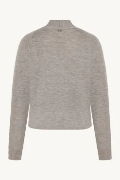 Claire Naisten Neuletakki, CELINE CARDIGAN 100% EASY CARE MERINO Ruskeanharmaa