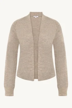 Claire Naisten Neuletakki, CELINE CARDIGAN 100% EASY CARE MERINO Hiekka