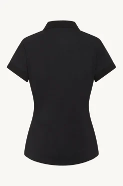 Claire Naisten Pikeepaita, AUBRIELLE PIQUE GOTS Musta