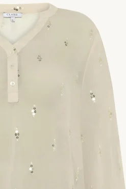 Claire naisten pusero, RASMIA BLOUSE Nude