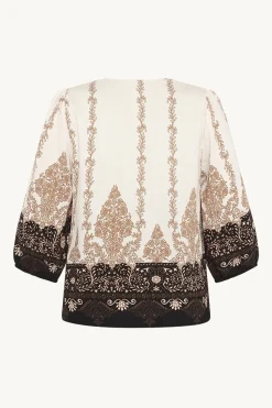 Claire naisten pusero, ROSINE SHIRT Musta Kuosi