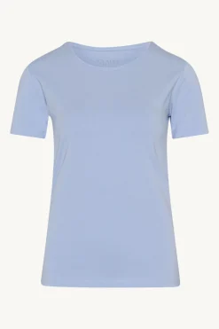 Claire, Naisten T-Paita, Allison Logo T-Paita Vaaleansininen