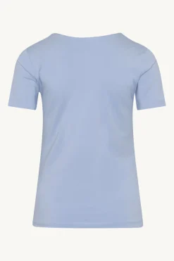 Claire, Naisten T-Paita, Allison Logo T-Paita Vaaleansininen