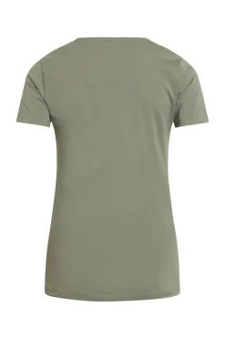 Claire Naisten T-paita, Logo Khaki