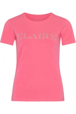 Claire Naisten T-paita, Logo Pinkki