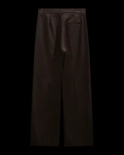 COPENHAGEN MUSE naisten housut, TAILOR PANT Tummanruskea