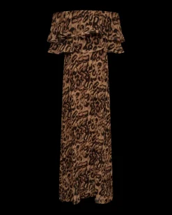 COPENHAGEN MUSE naisten mekko, KIRA DRESS Ruskea Kuosi