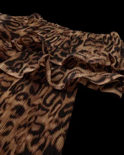 COPENHAGEN MUSE naisten mekko, KIRA DRESS Ruskea Kuosi