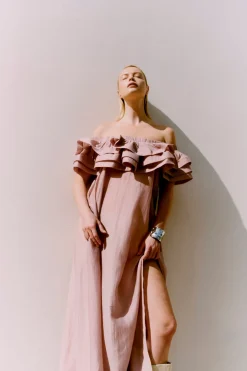 COPENHAGEN MUSE naisten mekko, MOLLY DRESS Vaaleanpunainen