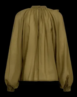 COPENHAGEN MUSE naisten pusero, TILLY BLOUSE Armeijanvihreä