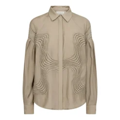 Copenhagen muse naisten paitapusero, MOLLY SHIRT Vaaleanvihreä