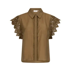 COPENHAGEN MUSE naisten pusero, MOLLY SHIRT Armeijanvihreä