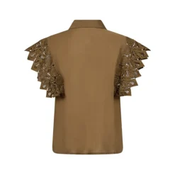 COPENHAGEN MUSE naisten pusero, MOLLY SHIRT Armeijanvihreä