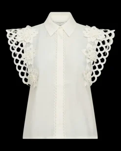 COPENHAGEN MUSE naisten paita, MOLLY SHIRT Luonnonvalkoinen