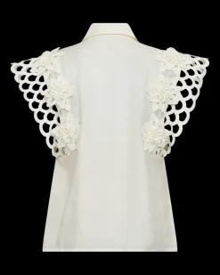 COPENHAGEN MUSE naisten paita, MOLLY SHIRT Luonnonvalkoinen