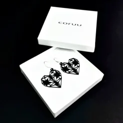 Coruu Naisten Korvakorut, AMORE MIA XS Musta