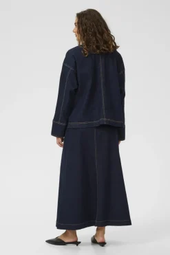 Culture naisten farkkutakki Cumoya Bobbie Jacket, Rinse Wash