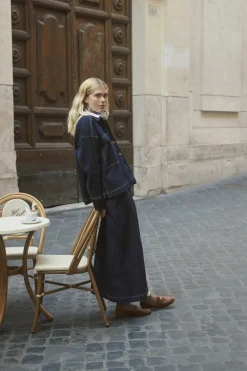 Culture naisten farkkutakki Cumoya Bobbie Jacket, Rinse Wash