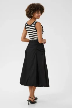 Culture naisten hame, CUAGNETHA CELESTE SKIRT Black