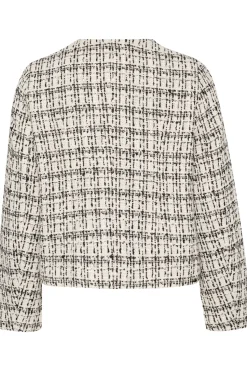 Culture Naisten Jakku, CUCOCA JACKET Black/White Check