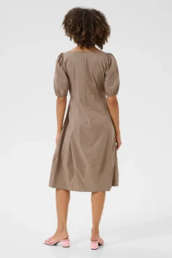 CULTURE, Naisten Mekko, ANTOINETT SS DRESS Pinebark