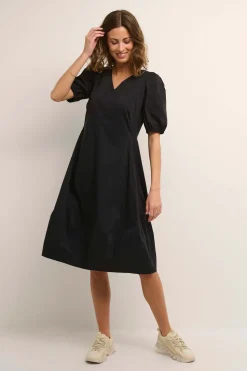 CULTURE, Naisten Mekko, ANTOINETT SS DRESS Black