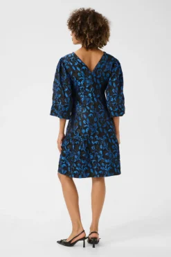 Culture naisten mekko, CUASTRO DRESS Blue Flower