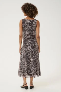 CULTURE naisten mekko, CUATTIE MELIDA LOOSE DRESS Leopard