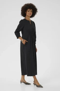Culture naisten mekko, CUELNA ANTOINETT LONG DRESS Black