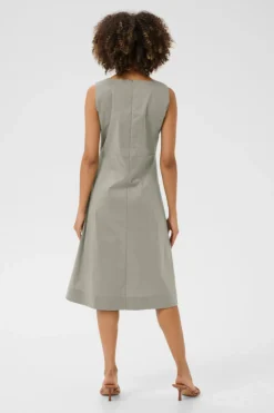 Culture naisten mekko, CUNOVI ANTOINETT SLEEVELESS DRESS Seagrass