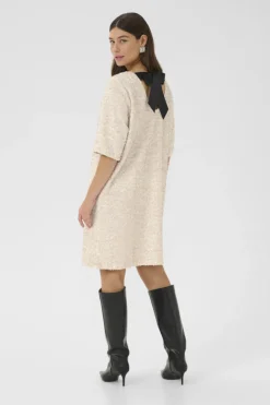 Culture naisten mekko CUNALI DRESS, Whitecap