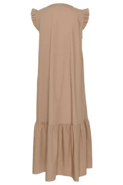 CULTURE naisten mekko, CUOLENA SL DRESS Taupe Gray