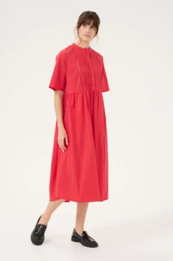 Culture naisten mekko, CUZETA ANTOINETT DRESS Fiery Red