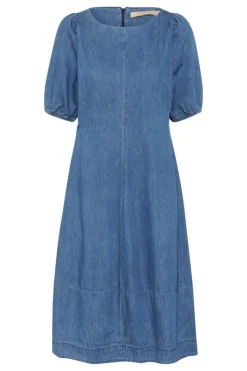 Culture naisten mekko, RIVA ARPA DRESS Dark Blue Wash