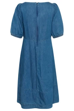 Culture naisten mekko, RIVA ARPA DRESS Dark Blue Wash