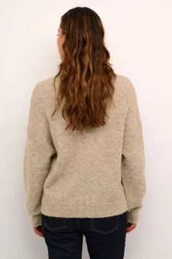 Culture Naisten Neuletakki, K-CACHEIA CARDIGAN Dune Melange