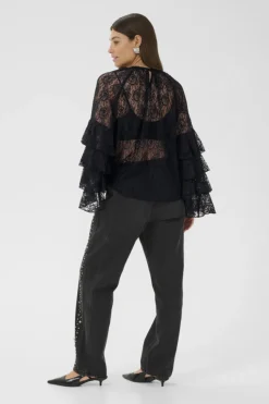 Culture naisten pusero CUCLEMENCY BLOUSE, musta