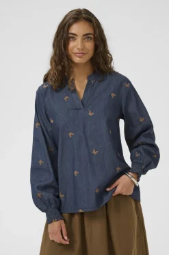 Culture naisten pusero Cufilipa Michelle Blouse, Rinse Wash