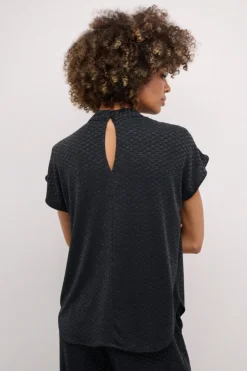 Culture naisten toppi, CUTAZ CAPSLEEVE Black/Silver