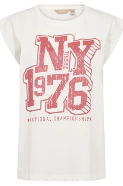 Culture naisten t-paita, CUROXY T-SHIRT White/Red