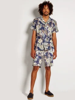 Desoto miesten paita, 83733-3-917 Vihreä Kuosi