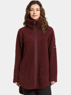 Didriksons naisten fleece, UMI WNS FZ 3 Viininpunainen