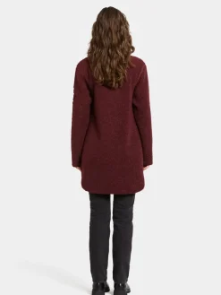 Didriksons naisten fleece, UMI WNS FZ 3 Viininpunainen