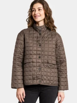 Didriksons naisten takki, ALBA WNS JKT Tummanruskea